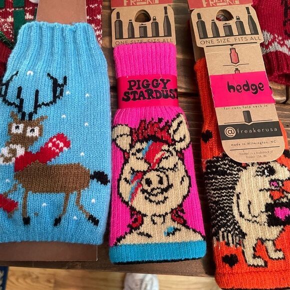 Makers Mark Tito’s Freakerusa Piggy Hedgehog Drink Koozies - Picture 14 of 15